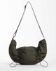4505 4505 woven sing bag with ruched detail and inner pocket in coffee-Brown - 2