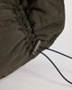 4505 4505 woven sing bag with ruched detail and inner pocket in coffee-Brown - 3