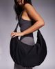 4505 4505 woven swing bag with inner pocket and adjustable strap in black - 1