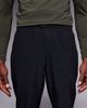 4505 4505 woven warm up track sweatpants with zip pockets and adjustable hem in black - 4