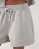 4505 4505 Y2K lightweight studio low rise shorts in gray heather - 4