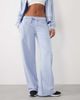 4505 4505 Y2K lightweight studio low rise sweatpants in baby blue - 2