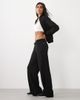 4505 4505 Y2K lightweight studio low rise sweatpants in black - 1