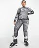 4505 ASOS 4505 Curve base layer top in mono swirl-Multi - 4