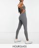 4505 ASOS 4505 Hourglass booty lift legging-Gray - 1