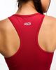 4505 ASOS 4505 Icon longline scoop neck medium support sports bra in red - 2