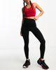 4505 ASOS 4505 Icon longline scoop neck medium support sports bra in red - 4