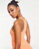 4505 ASOS 4505 yoga seamless rib tank top-Orange - 2