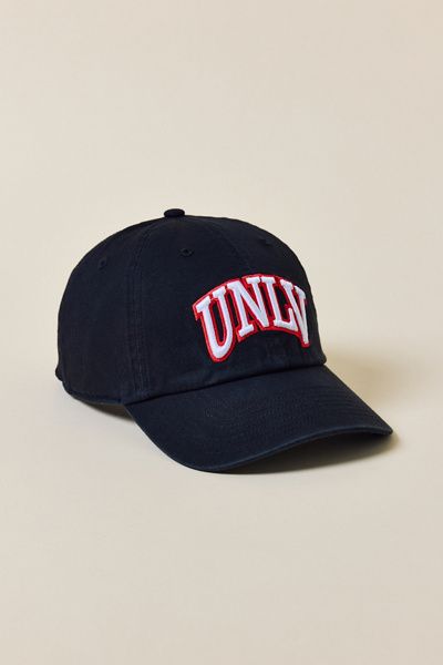 '47 Brand '47 Brand University Of Nevada Las Vegas Rebels Team Logo Clean Up Hat in Black, Men's at Urban Outfitters