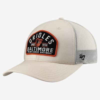 '47 Men's '47  Cream Baltimore Orioles Leland Adjustable Trucker Hat 