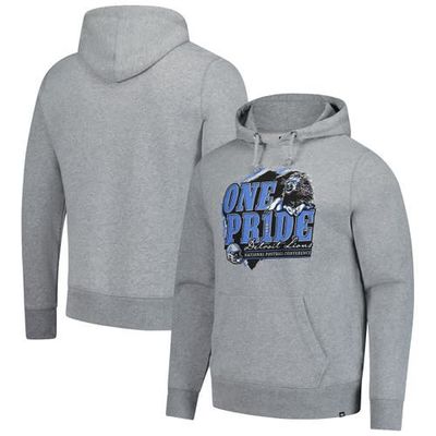 '47 Men's '47  Gray Detroit Lions Regional Headline Pullover Hoodie 