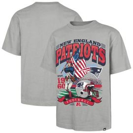 '47 Men's '47  Gray New England Patriots Regional Foundation T-Shirt 