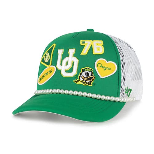 '47 Men's '47  Green/White Oregon Ducks Rally On Hitch Adjustable Hat 