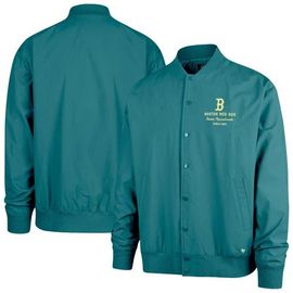 '47 Men's '47  Hunter Green Boston Red Sox Anderson Twill Full-Snap Bomber Jacket 