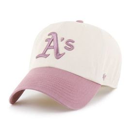 '47 Men's '47  Natural/Pink Athletics Two-Tone Fashion Clean Up Adjustable Hat 