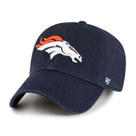 '47 Men's '47  Navy Denver Broncos Clean Up Adjustable Hat 