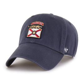 '47 Men's '47  Navy Florida Panthers Alternate Logo Clean Up Adjustable Hat 