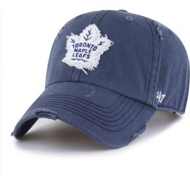 '47 Men's '47  Navy Toronto Maple Leafs Weathered Clean Up Adjustable Hat 