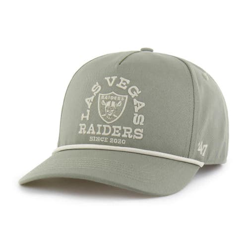 '47 Men's '47  Olive Las Vegas Raiders Canyon Ranchero Hitch Adjustable Hat 