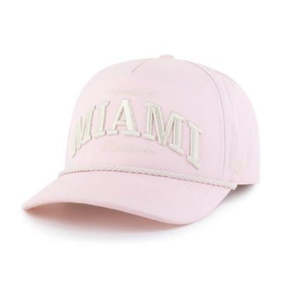 '47 Men's '47  Pink Miami Hurricanes Gelato Hitch Adjustable Hat 