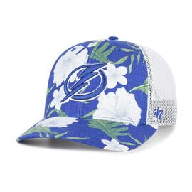 '47 Men's '47  Royal/White Tampa Bay Lightning Beach Side Adjustable Trucker Hat 