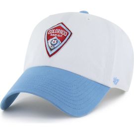 '47 Men's '47  White Colorado Rapids Two-Tone Clean Up Adjustable Hat 