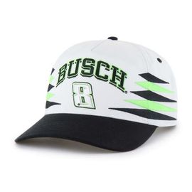'47 Men's '47  White Kyle Busch  Diamond Cut Hitch Adjustable Hat 
