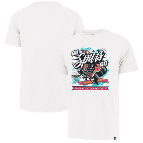 '47 Men's '47  White San Antonio Spurs 2026 NBA Playoffs Round Two Franklin T-Shirt 