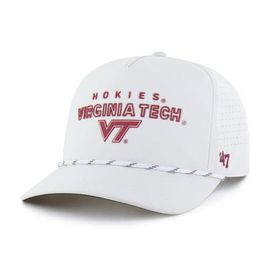 '47 Men's '47  White Virginia Tech Hokies Forward Vent Hitch Rope Adjustable Hat 