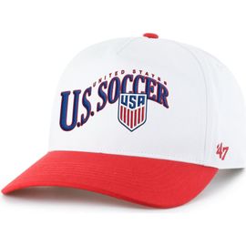 '47 Men's '47  White/Red USMNT Wave Hitch Adjustable Hat 
