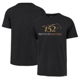 '47 Men's '47 Black 152nd Kentucky Derby Franklin T-Shirt 
