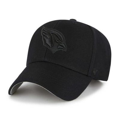 '47 Men's '47 Black Arizona Cardinals Tonal MVP Adjustable Hat 