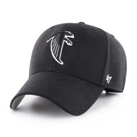 '47 Men's '47 Black Atlanta Falcons Throwback Tonal MVP Adjustable Hat 