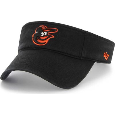 '47 Men's '47 Black Baltimore Orioles Clean Up Adjustable Visor 
