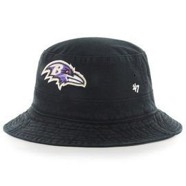 '47 Men's '47 Black Baltimore Ravens Primary Bucket Hat 