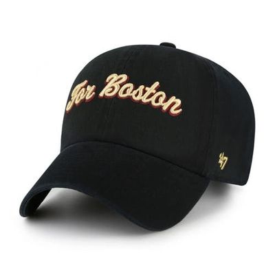 '47 Men's '47 Black Boston College Eagles Clean Up Adjustable Hat 