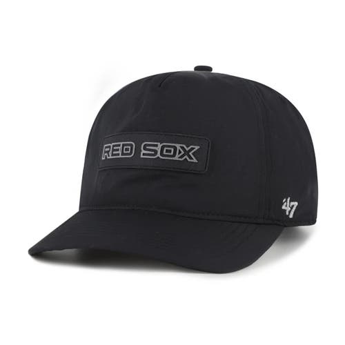 '47 Men's '47 Black Boston Red Sox Quiet Outdoors Hitch Adjustable Hat 