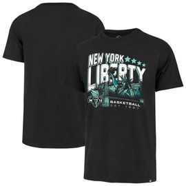 '47 Men's '47 Black New York Liberty Hometown Regional Franklin T-Shirt 
