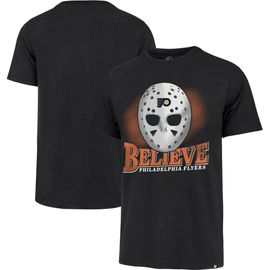 '47 Men's '47 Black Philadelphia Flyers Believe Franklin T-Shirt 