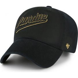 '47 Men's '47 Black Purdue Boilermakers Vault Clean Up Adjustable Hat 