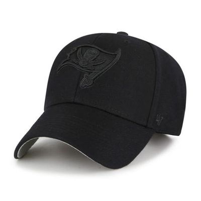 '47 Men's '47 Black Tampa Bay Buccaneers Tonal MVP Adjustable Hat 