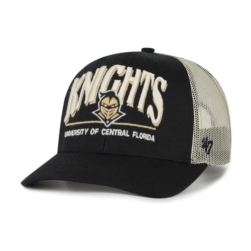 '47 Men's '47 Black UCF Knights Arid Adjustable Trucker Hat 
