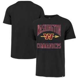'47 Men's '47 Black Washington Commanders Big Ups Franklin T-Shirt 