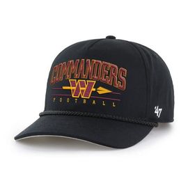 '47 Men's '47 Black Washington Commanders Roscoe Hitch Adjustable Hat 