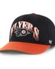 '47 Men's '47 Black/Orange Philadelphia Flyers Atkin Vintage Relaxed Hitch Adjustable Hat  - 1