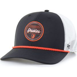 '47 Men's '47 Black/White Baltimore Orioles Fairway Trucker Adjustable Hat 