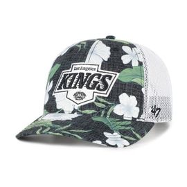 '47 Men's '47 Black/White Los Angeles Kings Beach Side Adjustable Trucker Hat 