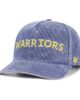 '47 Men's '47 Blue Golden State Warriors Reclaim Snow Wash Corduroy Adjustable Hitch Hat  - 1