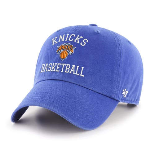'47 Men's '47 Blue New York Knicks Archway Clean Up Adjustable Hat 