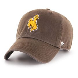 '47 Men's '47 Brown Wyoming Cowboys Clean Up Adjustable Hat 